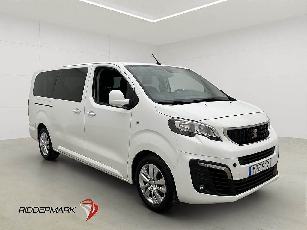 Peugeot Traveller ExtraLång 177hk M/K-Värmare Drag 9-Sits