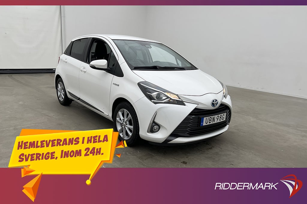 Toyota Yaris Hybrid e-CVT 101hk Y20 Kamera Farthållare