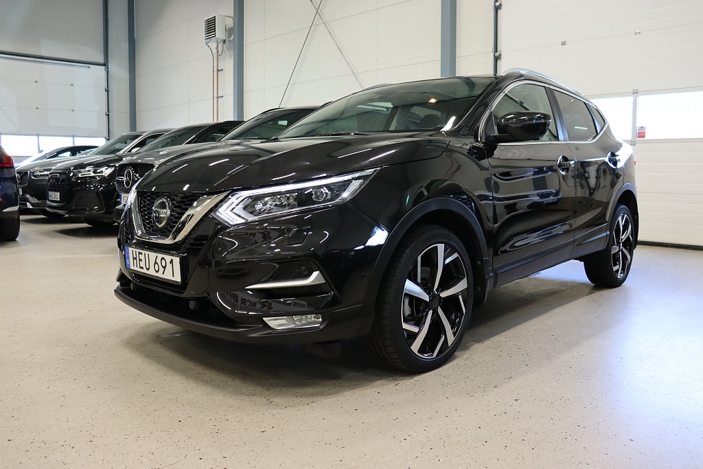 Nissan Qashqai 1.3 DIG-T DCT Tekna 360° Navi Pano Carplay Blis 160hk 