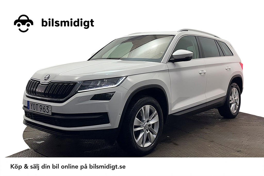 Skoda Kodiaq 2.0 TSI 4x4 Aut Business Drag Läder Stolminne 360° CANTON 180hk