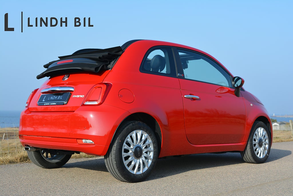 Fiat 500C CABRIOLET HYBRID | SÅLD