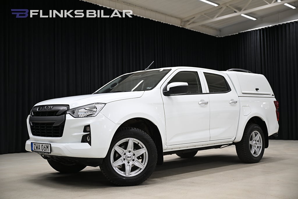 Isuzu D-Max 163HK Dubbelhytt|Kåpa|Drag|FjärrstyrdVärmare|Leasbar