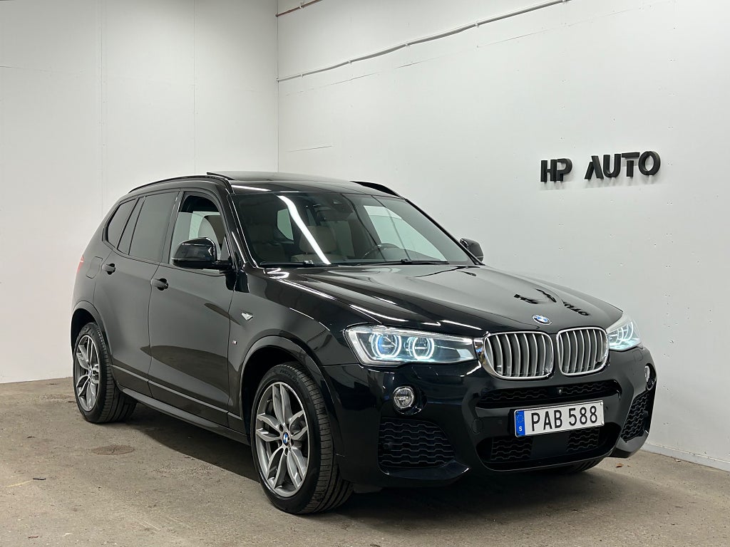 BMW X3 30d xDrive M-Sport H&K Pano Drag D-värm HUD 360