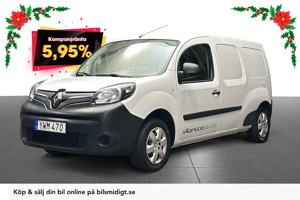 Renault Kangoo ZE Maxi Batterihyra V-inredd Värm Moms 5,95%*