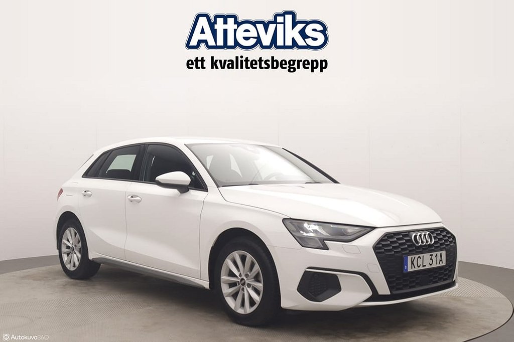 Audi A3 Sportback 35 TFSI 150hk P-sensor/Farthållare/Carplay