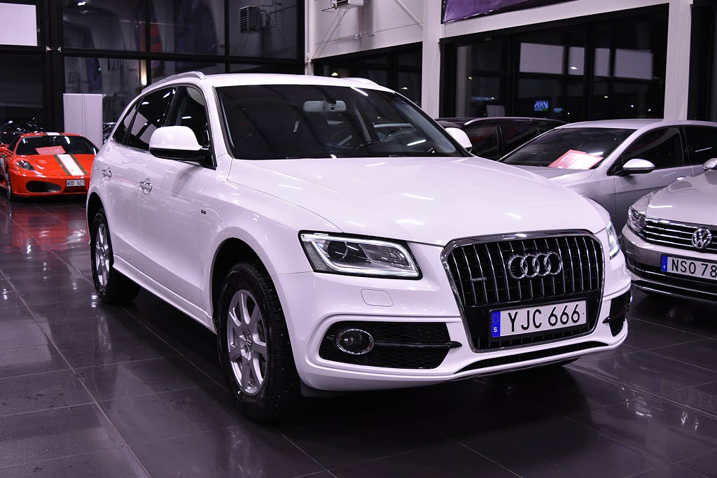 Audi Q5 2.0 TDI Quattro S|Tronic|S-Line|Dragkrok|D-Värmare