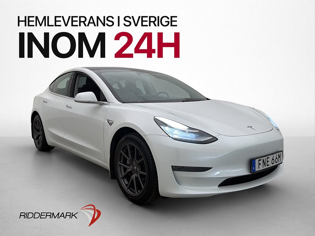 Tesla Model 3 Long Range AWD 440hk Autopilot Pano Drag