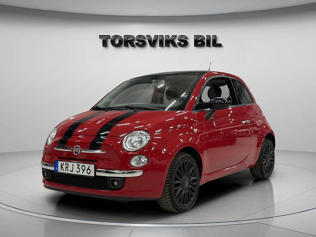 Fiat 500 1.2 8V Lounge Skinn Panorama 