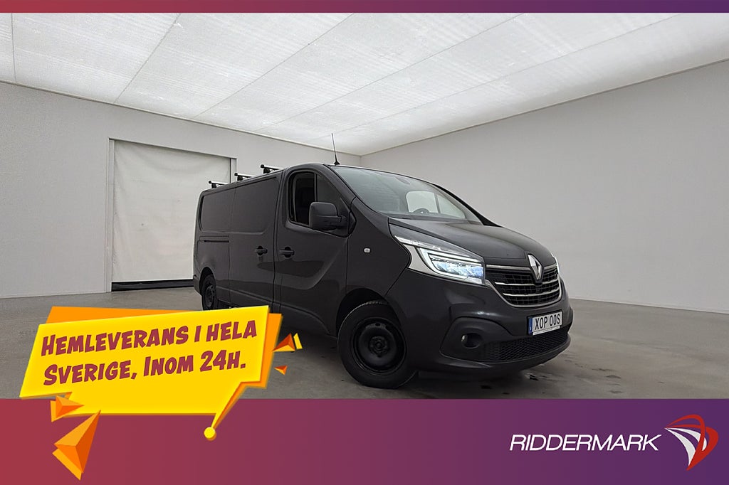 Renault trafic L2 170hk Värmare LED 2xDörr Drag Kamera Moms