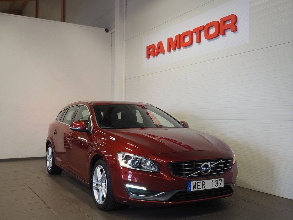 Volvo V60 D5 AWD Geartronic Summum Drag VOC D-Värm Skinn 2014