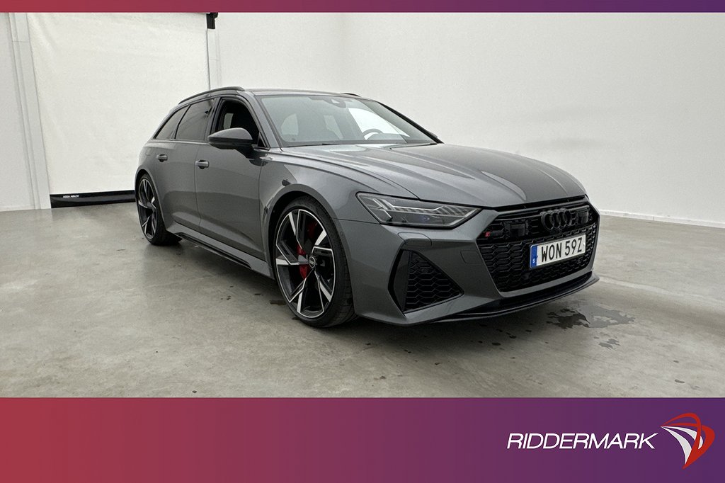 Audi RS6 600hk RS-Design HD-Matrix Pano B&O DRC HUD Alpin