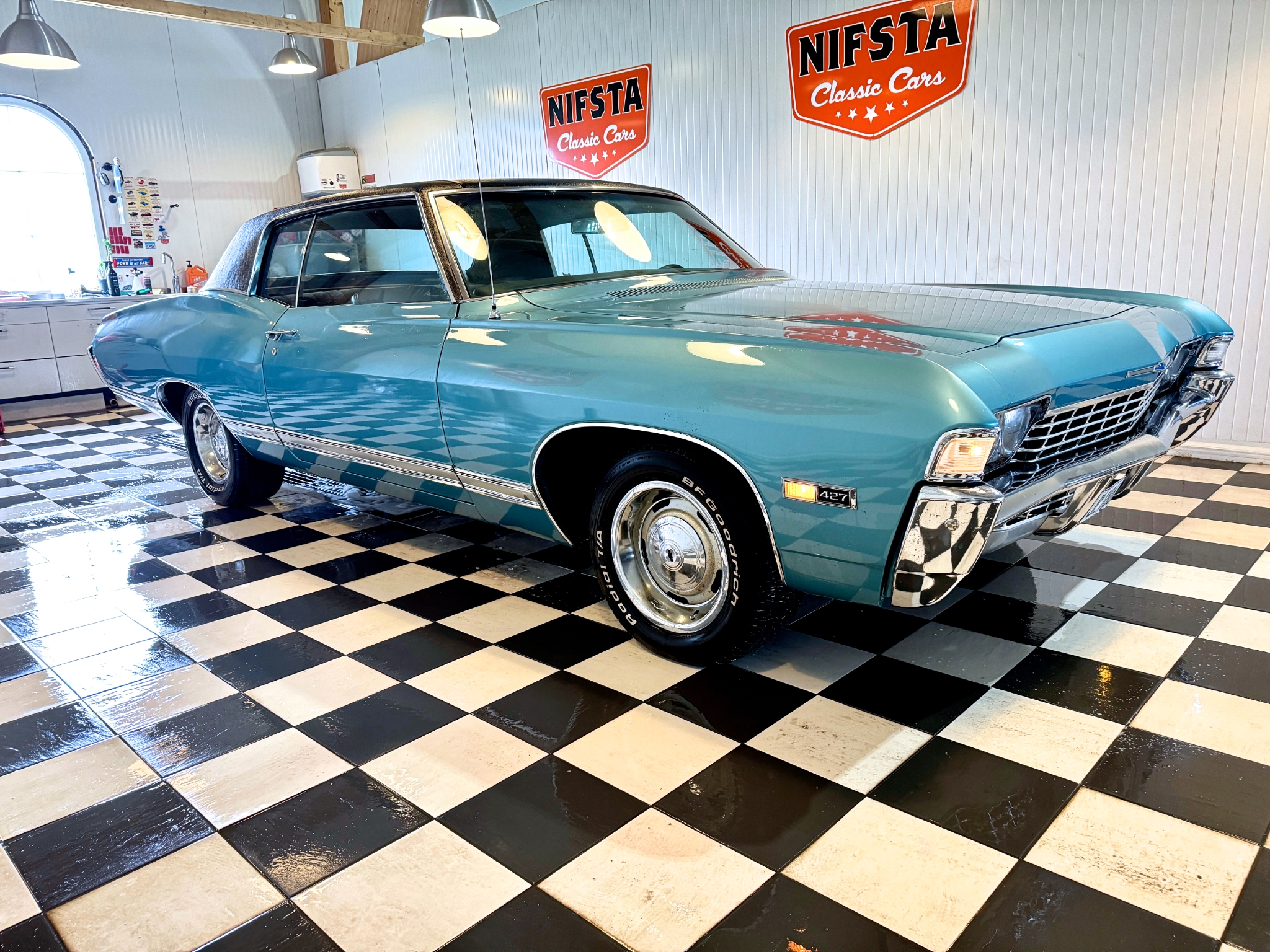 Chevrolet Caprice Äkta 427 bil / Rostfri 1968, bild 5/70