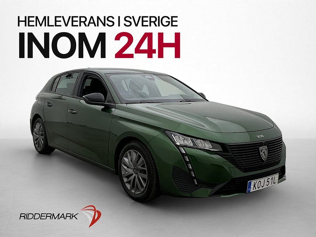 Peugeot 308 1.2 PureTech 110hk Active P-Sensorer CarPlay