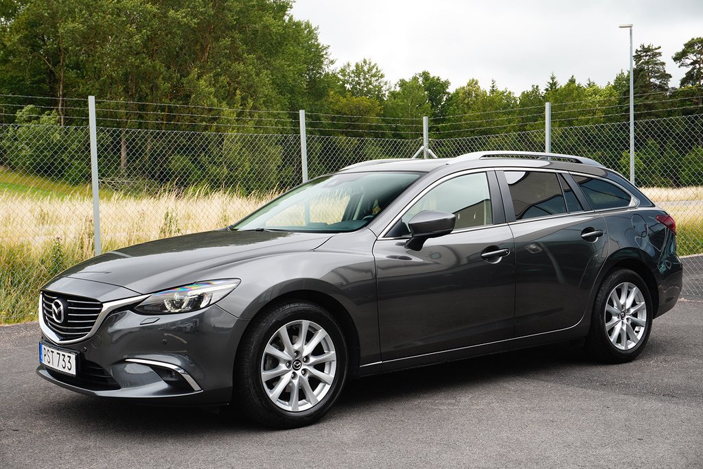 Mazda 6 Wagon 2.0 165 HK Vision Lågmilad Nyservad 1 brukare