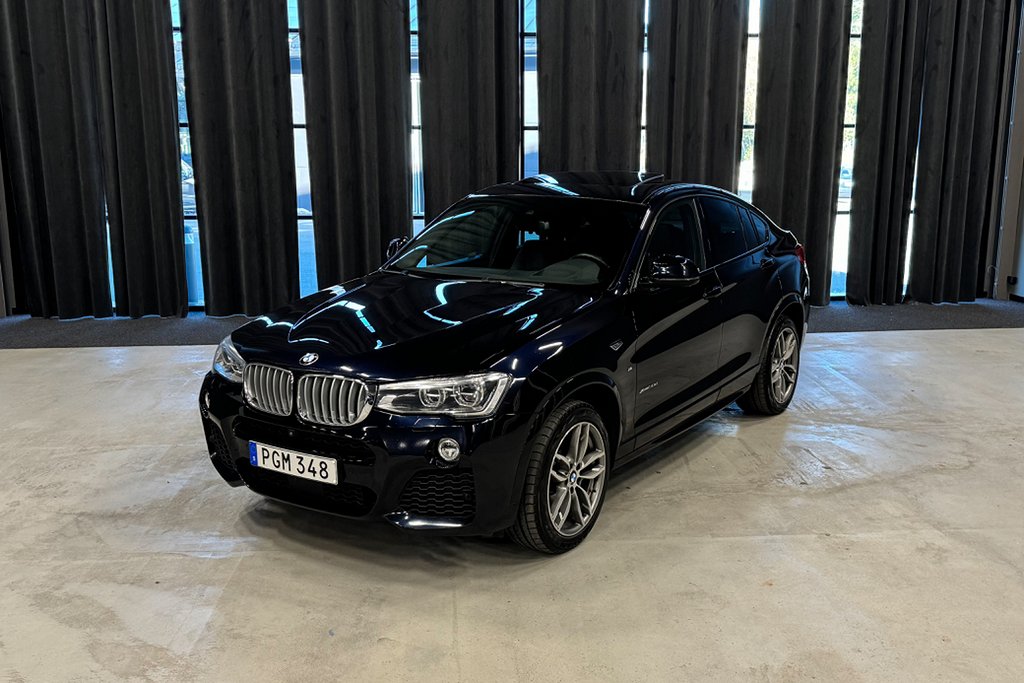 BMW X4 xDrive30d M Sport |Taklucka|HK|Läder|Värmare|360