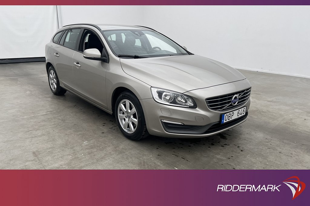 Volvo V60 T3 150hk Värmare Farthållare Drag Två brukare