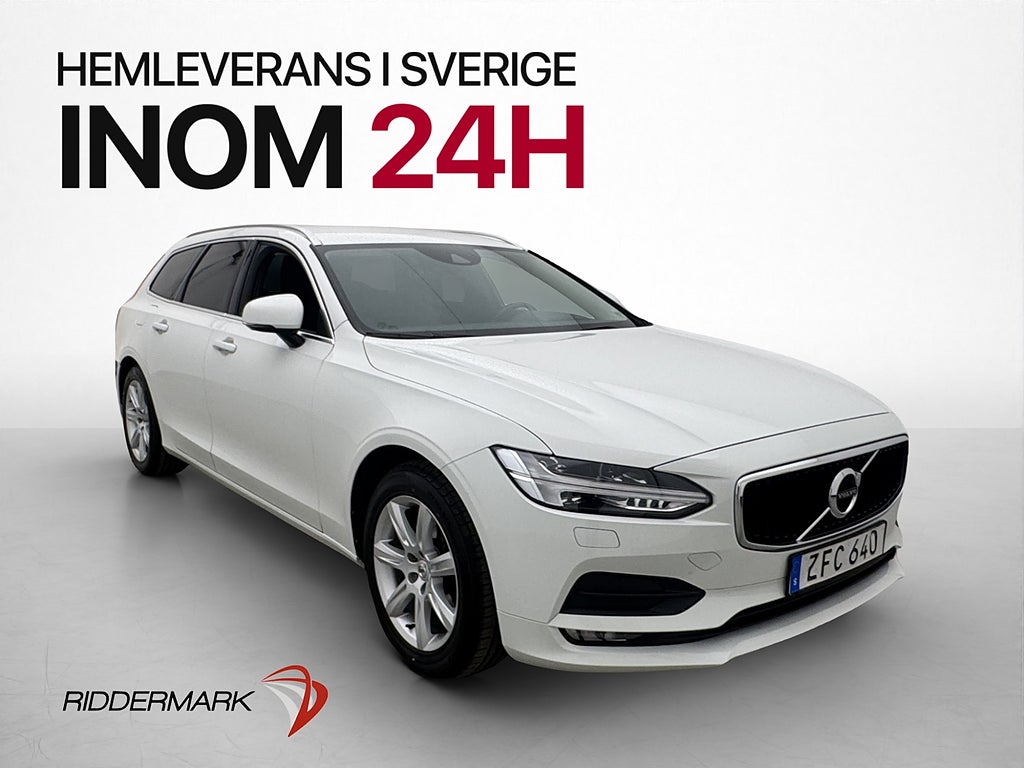 Volvo V90 D4 AWD 190hk Momentum P-Värm VoC Drag Pilot