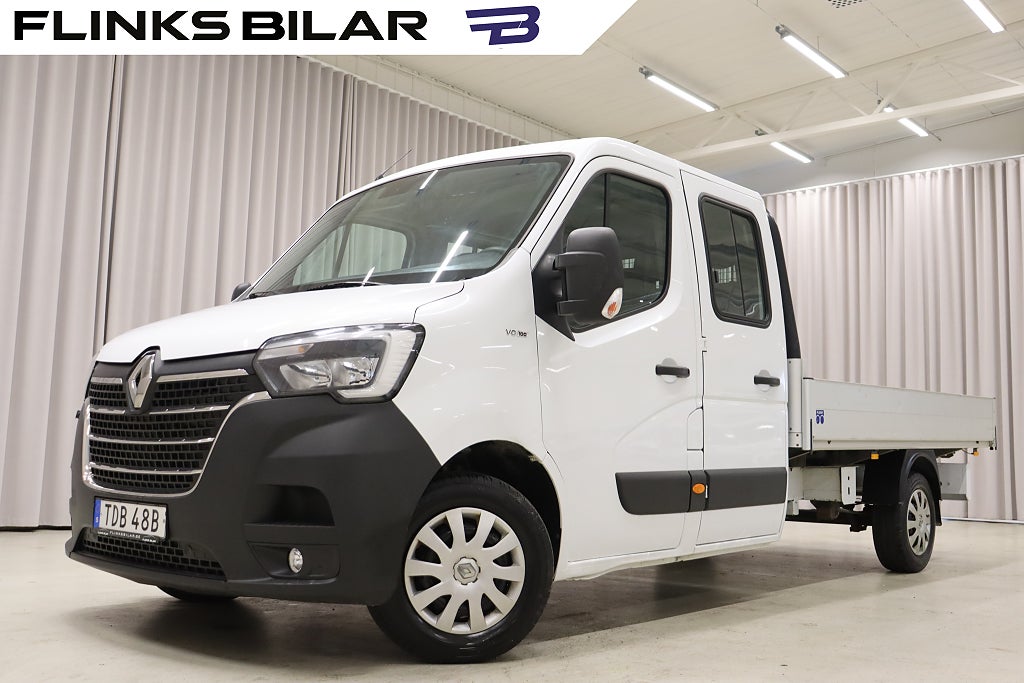Renault master dCi 150HK Dubbelhytt 7-Sits Flak Drag Värmare
