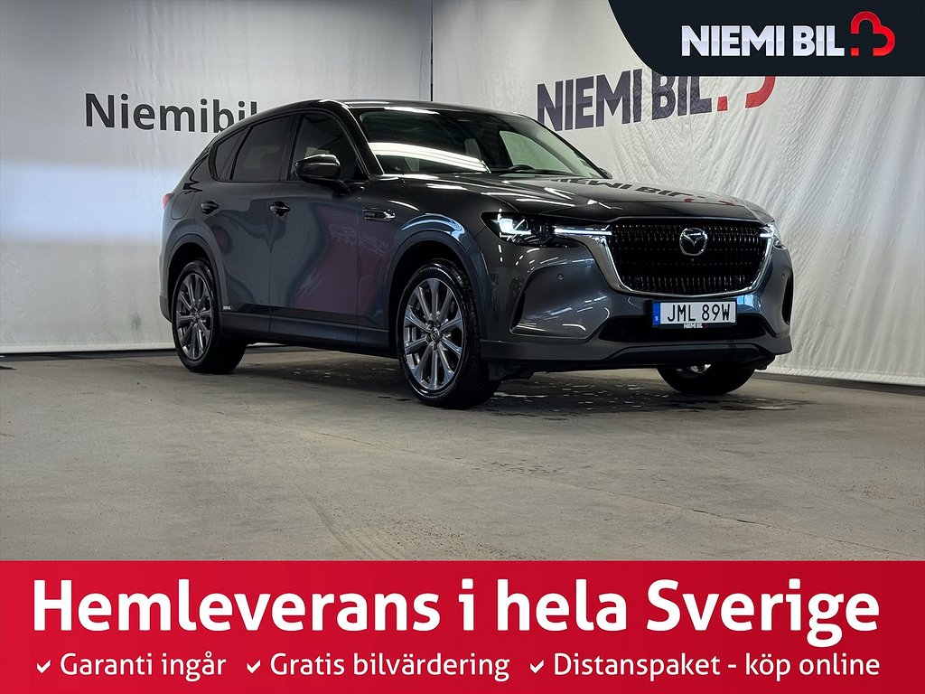 Mazda CX-60 PHEV 10 år nybilsgaranti MOMS/Kamera/Rattvärme