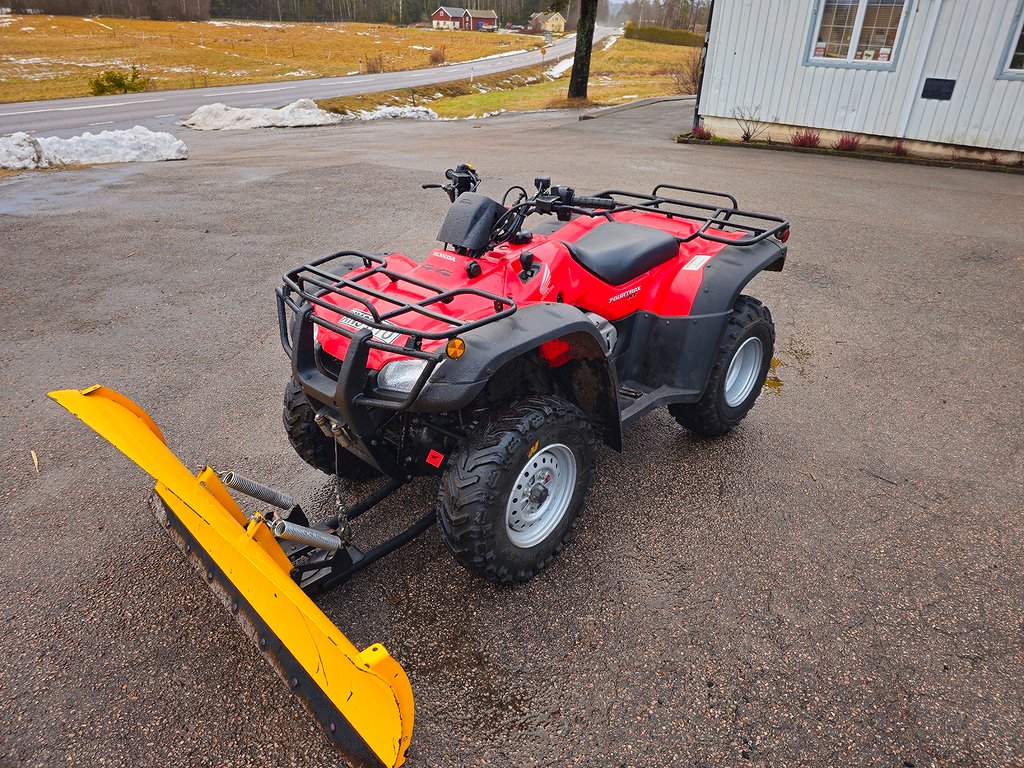 Honda TRX400FA inkl Snöplog och winch (Finans. 676:-/mån)