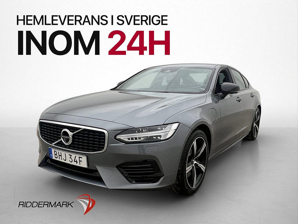Volvo S90 T8 TwEn AWD R-Design Värm 360° HuD Skinn Navi Drag