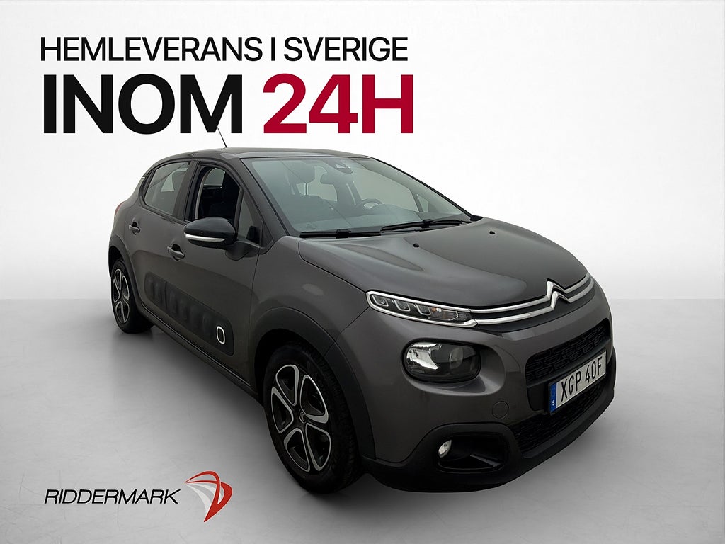 Citroën C3 1.2 PureTech 110hk CarPlay Bluetooth Farthållare