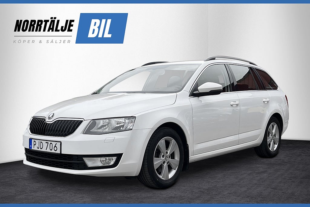 Skoda Octavia KOMBI 1.6 110HK TDI AMBITION CARPLAY PDC NYBES 0.3L/MIL