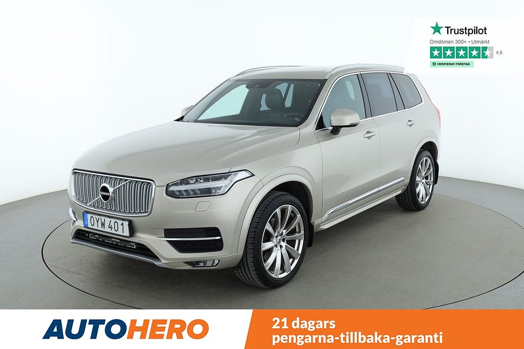 Volvo XC90 D5 Inscription AWD / GPS, Minnesstol, ACC, Drag