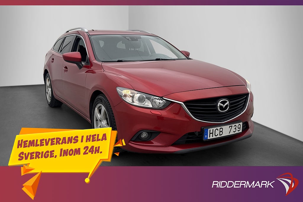 Mazda 6 2.2 150hk Värmare Keyless Drag 0,44l/mil