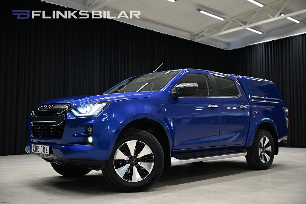 Isuzu D-Max 163HK Automat|Kåpa|Drag|Värmare|EnÄgare|Leasbar|SeUtr!