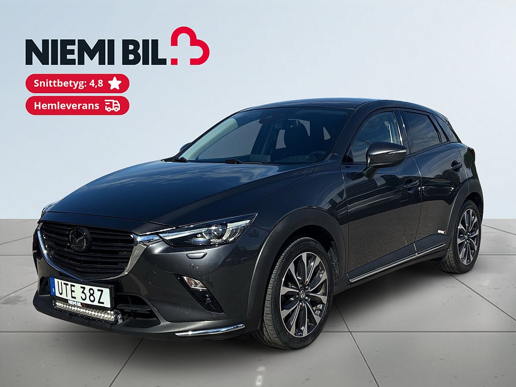 Mazda CX-3 2.0 AWD Drag/MoK-värm/BOSE/Kamera/AdaptivFart/SoV-däck