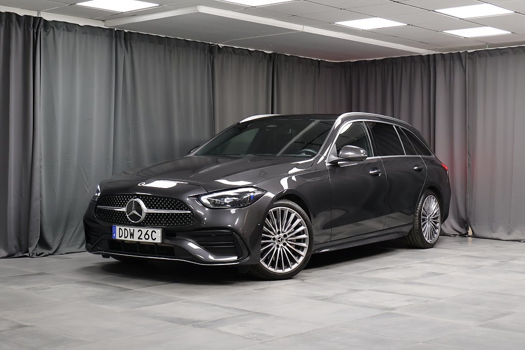 Mercedes-Benz C 220 d AMG Line Prem Plus Head-UP Panorama Värmare