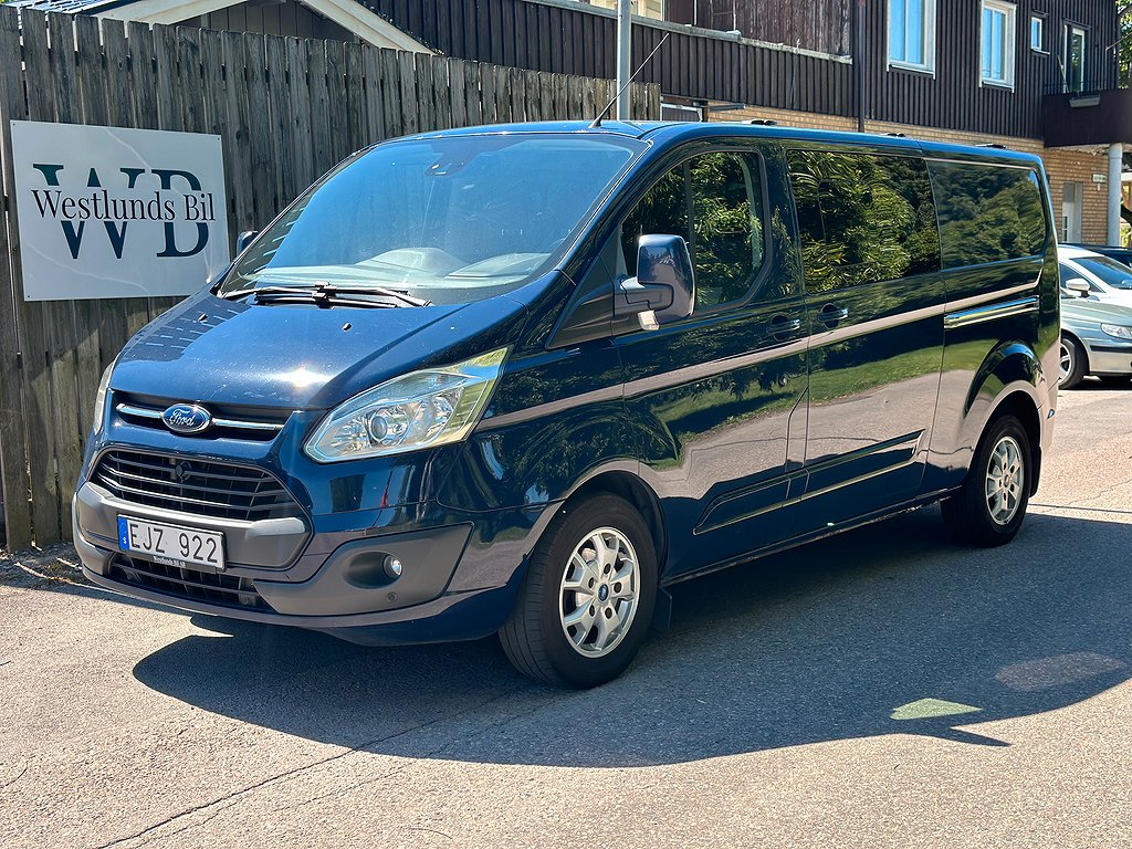 Ford Transit Custom 310 Crew Van 2.2 TDCi | 6-Sits | Drag