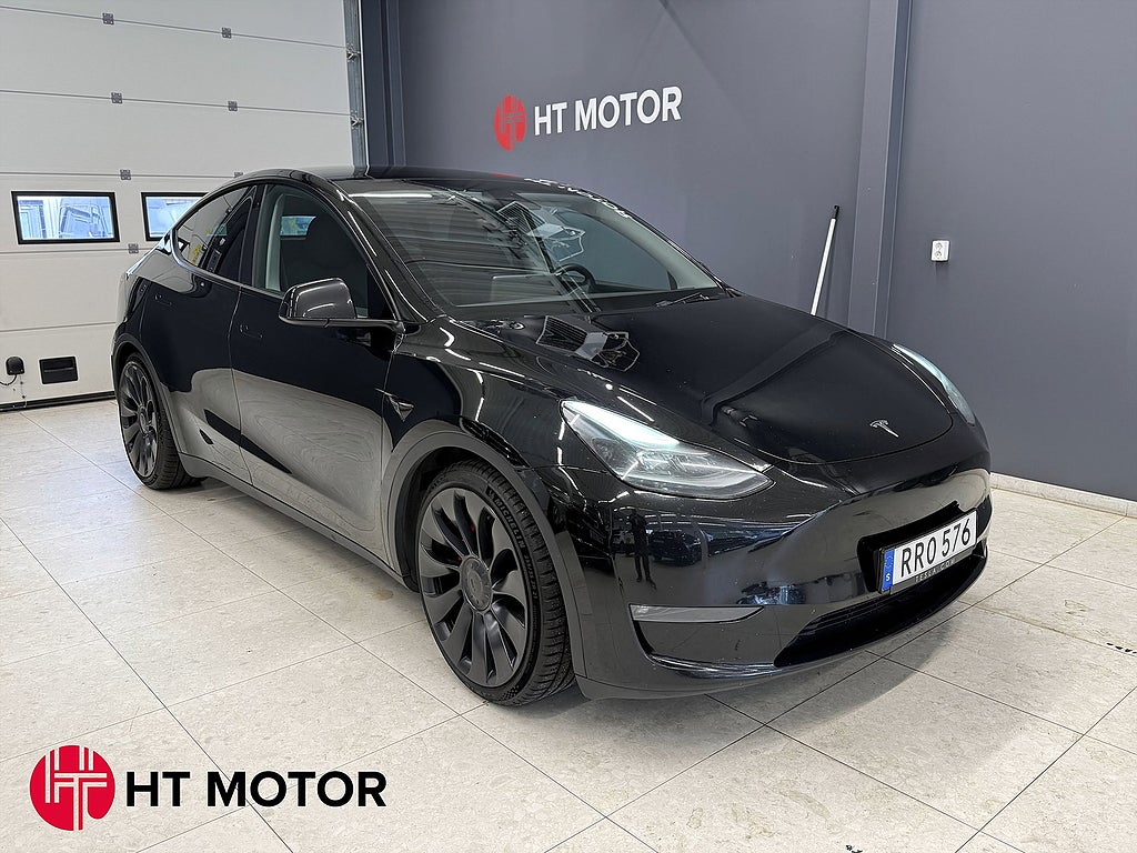 Tesla Model Y Performance, 534hk, Drag/Panorama/Moms
