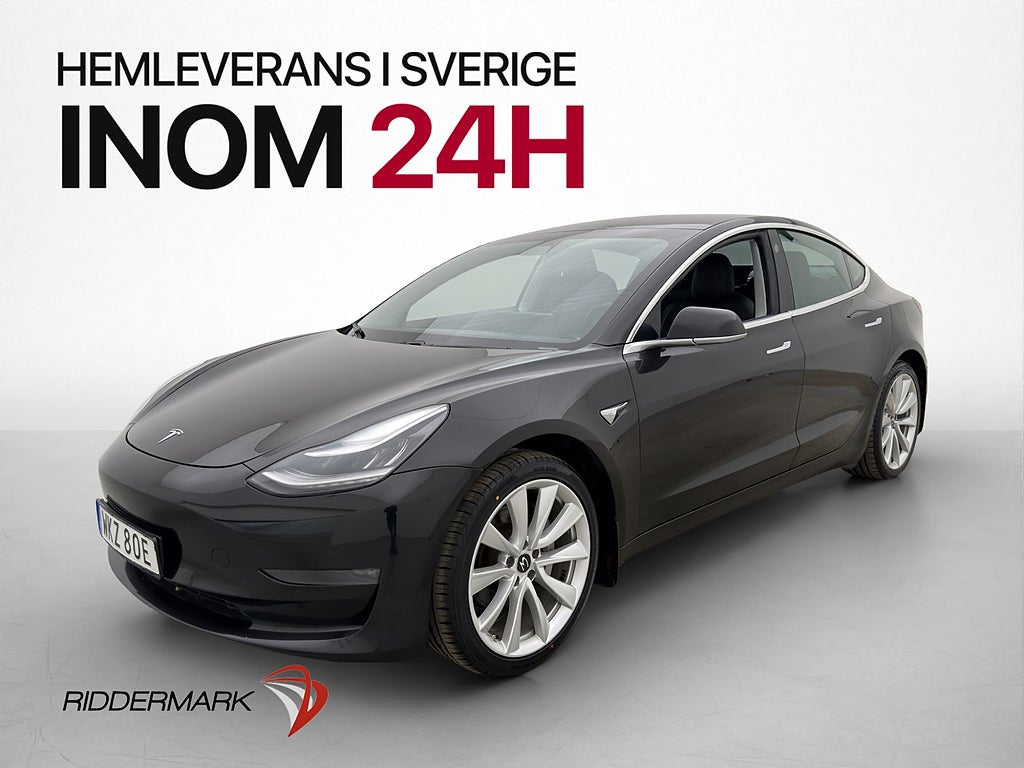 Tesla Model 3 Standard Range Plus Drag Autopilot Svensksåld