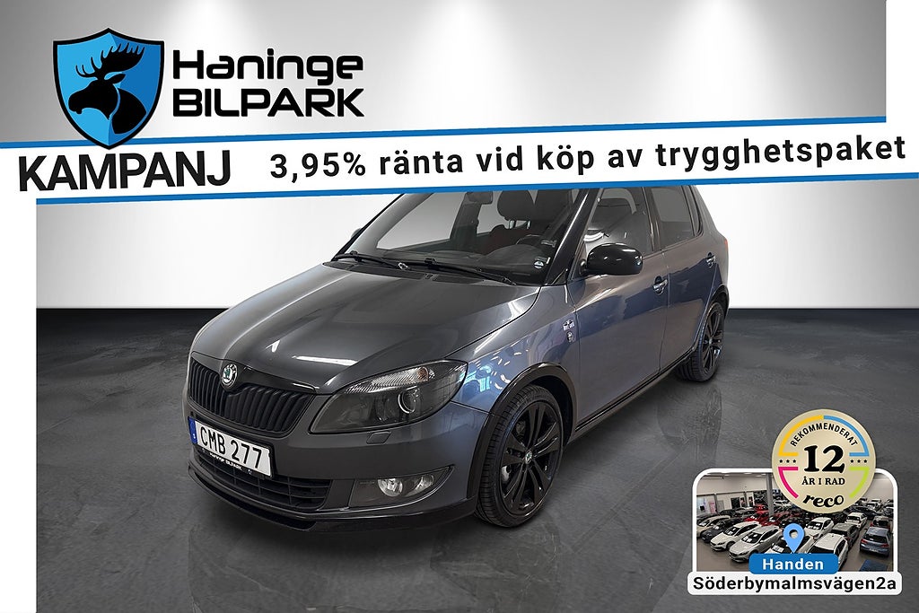 Skoda Fabia 1.2 TSI 105HK MONTE CARLO /KAMKEDJA /fr 3,95%