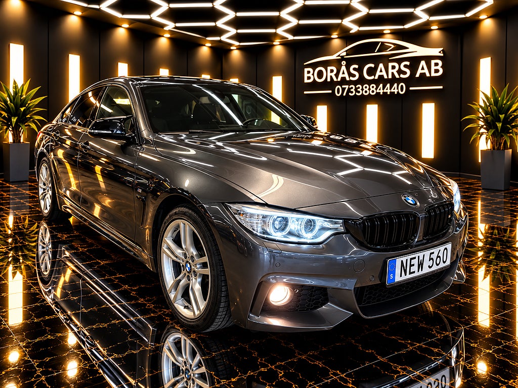 BMW 420d (190hk) xDrive Gran Coupé*M-Sport*1000kr/mån*Tackluck*