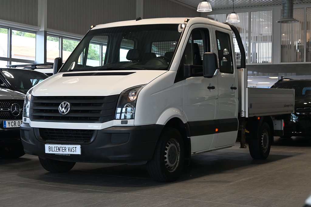 Volkswagen Crafter Chassi Dubbelhytt 2.0 TDI 6-sits Kranbil