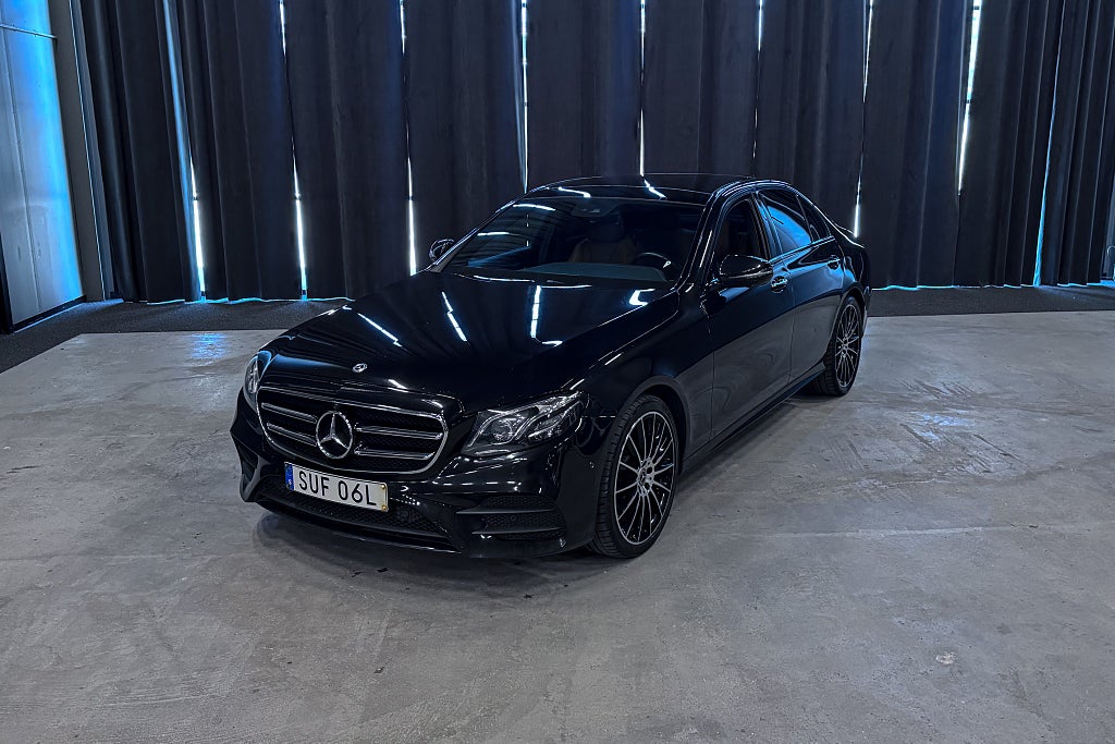 Mercedes-Benz E 220 d 4MATIC|AMG|Burmester|Pano|Läder|360|Värm