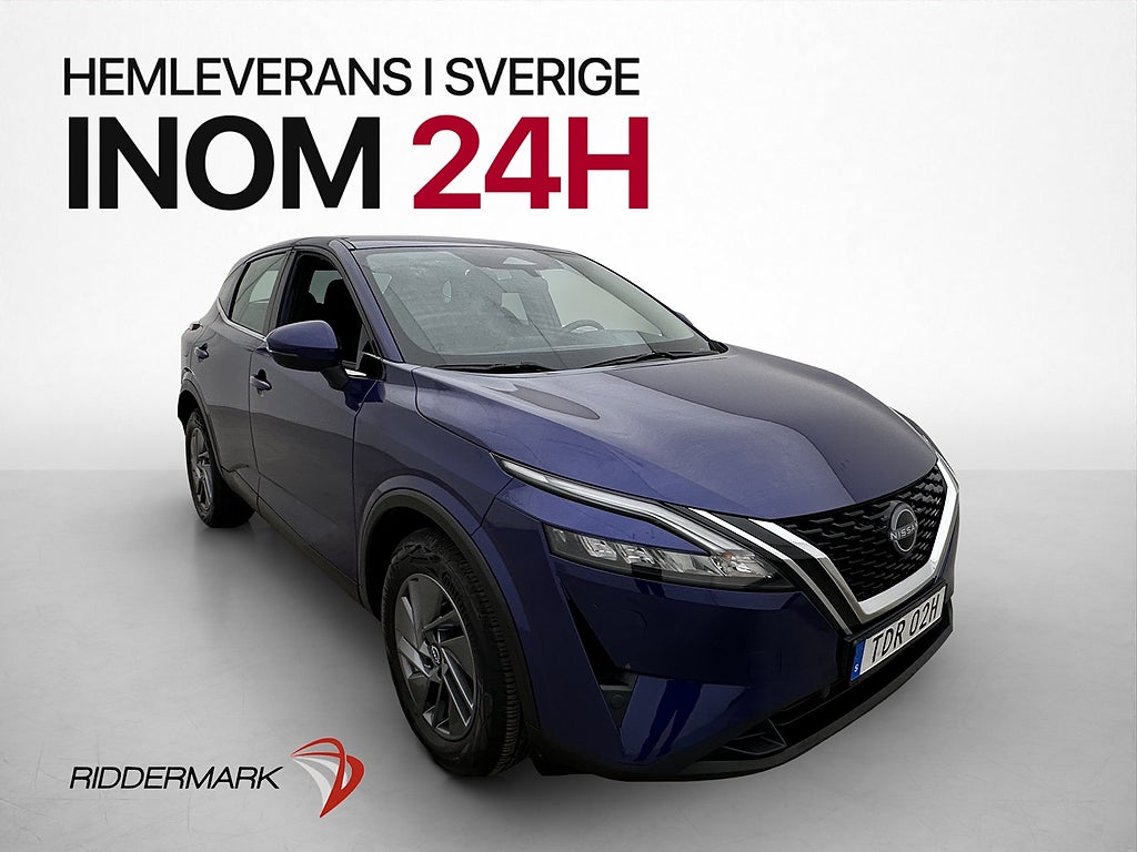 Nissan Qashqai 1.3 DIG-T 158hk B-Kamera Carplay Moms