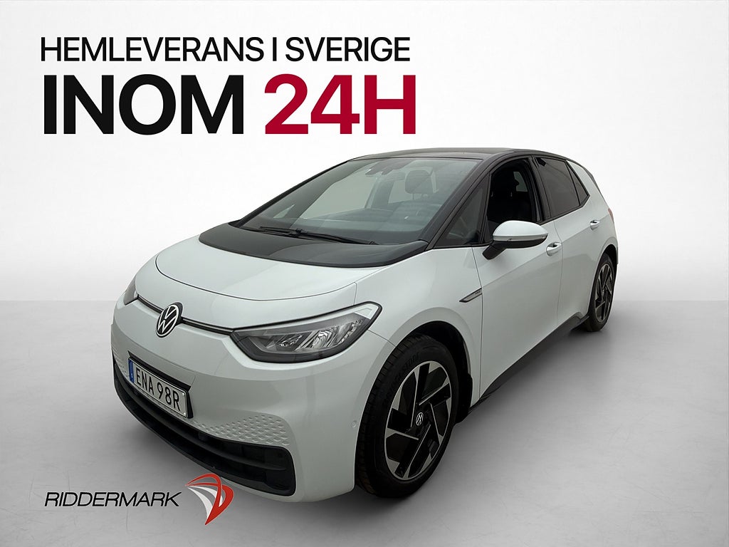 Volkswagen ID.3 Pro Performance Värmare Kamera CarPlay MOMS