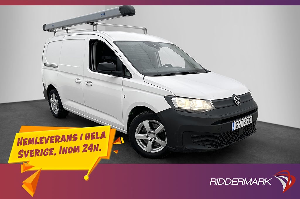 Volkswagen Caddy Maxi Cargo Värm Drag B-Kamera 2xDörr Moms