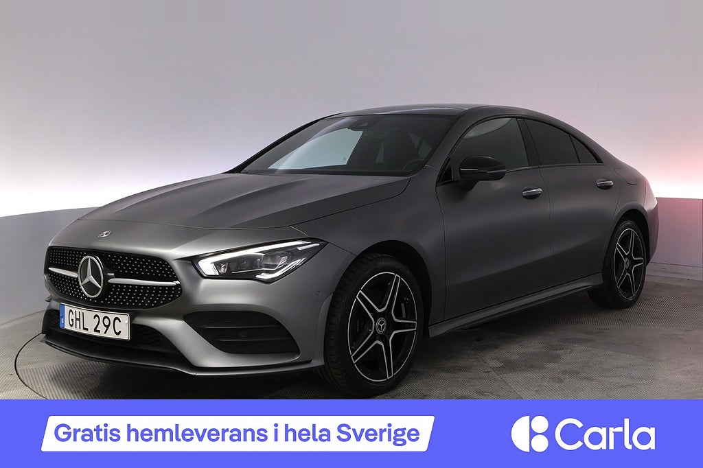 Mercedes-Benz CLA 250 e Coupé AMG Pano Kamera Elstol Navi