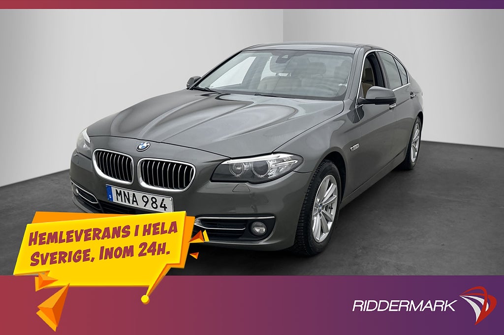 BMW 530 D xDrive Luxury Läder Kamera Navi Adapt-fart Drag