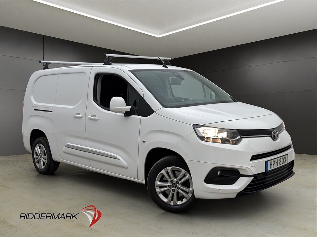 Toyota proace-city L2 Dragkrok B-Kamera Takräcke CARPLAY