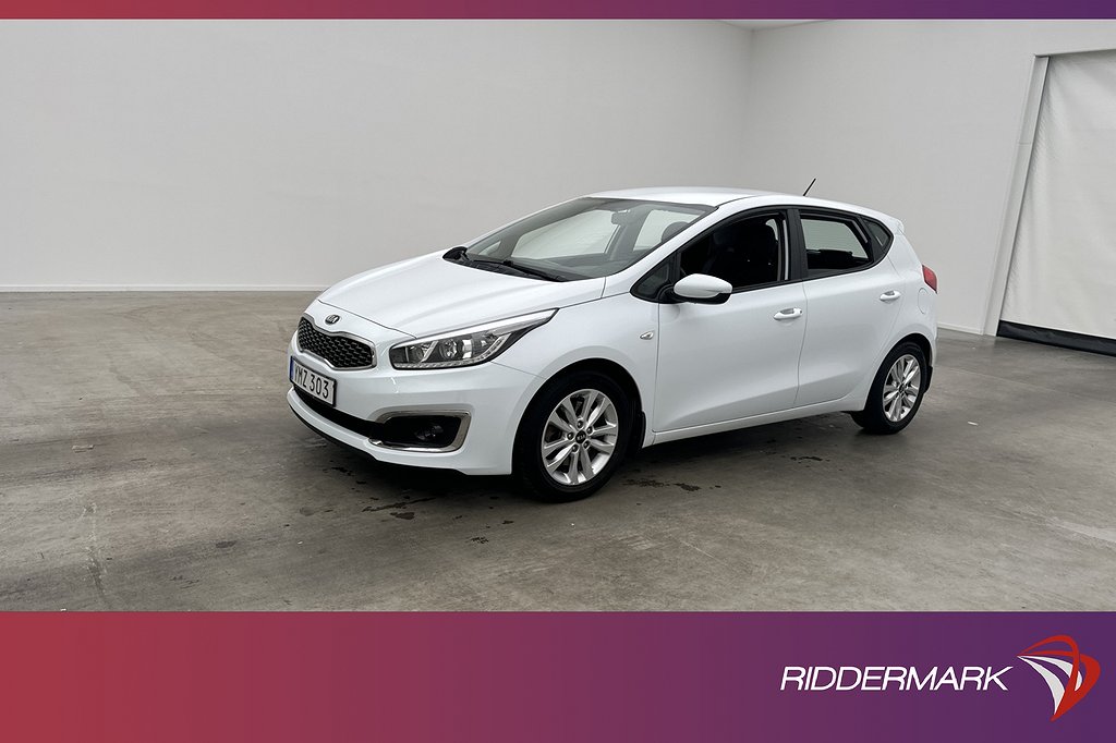 Kia Cee´d 1.4 CVVT 99hk Comfort Sensorer Rattvärm Farthållare