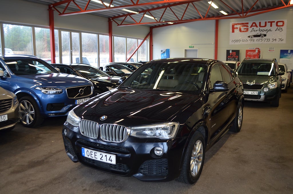 BMW X4 xDrive30d 258 hk M Sport H/Kardon D-Värmare Drag Euro 6