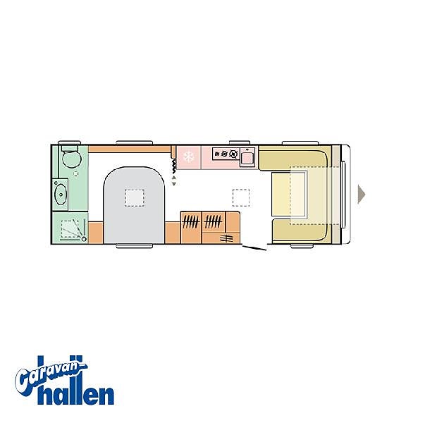 Adria ADORA 613 UT Pluspaket, Klimatanläggning Clima Aventa 2,4 KW (In