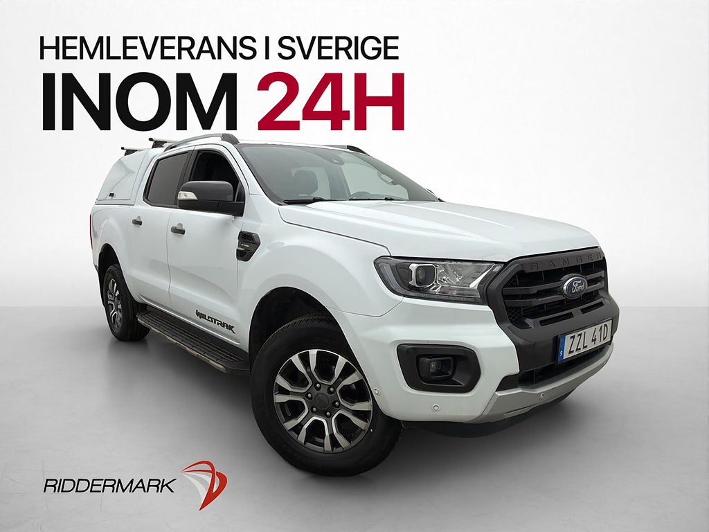 Ford ranger Wildtrak 213hk 4x4 Ny-Kamrem Värm Drag Diff Moms