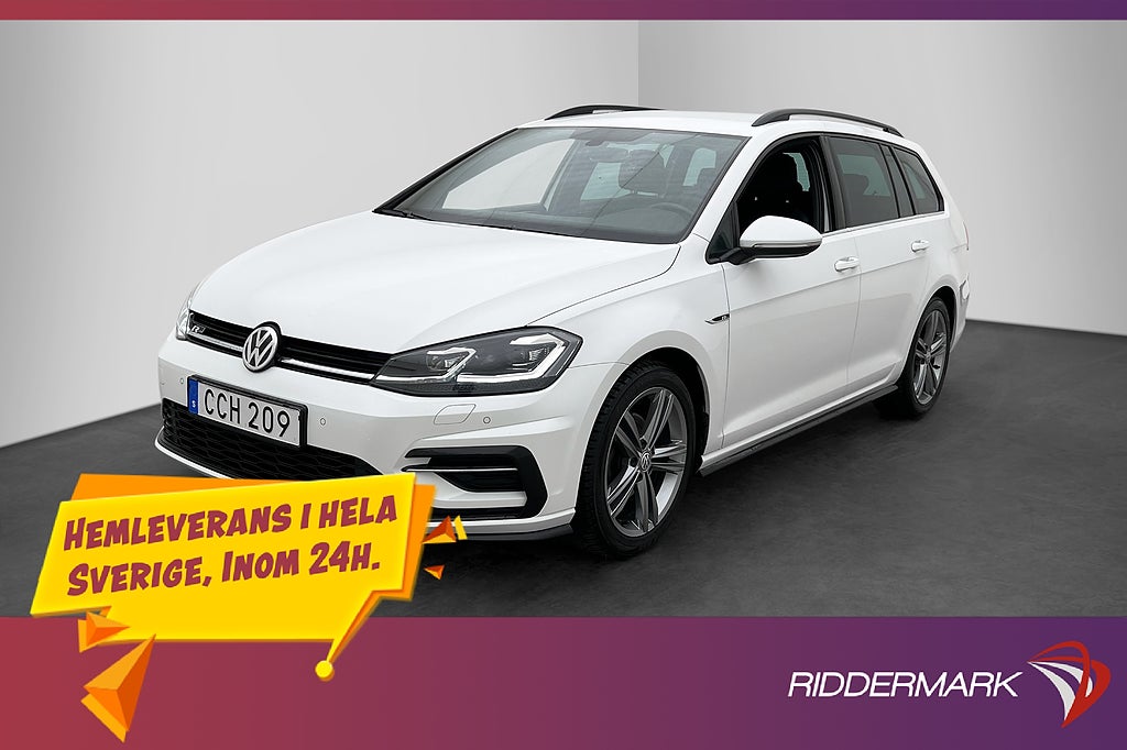Volkswagen Golf Sportscombi 150hk R-Line Kamera CarPlay Drag